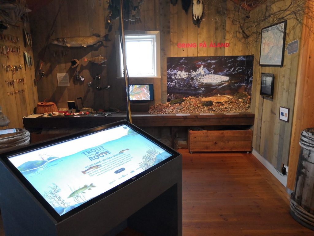 Öringshörnan på Ålands jakt- och fiskemuseum